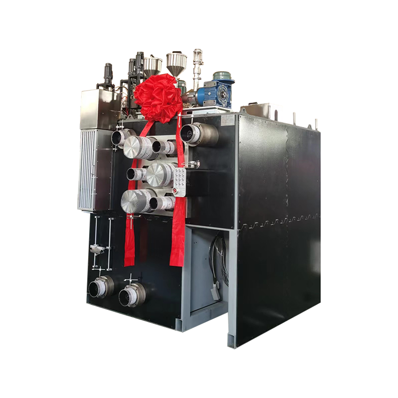 Üç Bileşenli Pilot Eriyik İplik Makinası